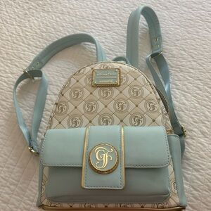 Grand Floridian, Disney parks loungefly mini backpack, Blue and Cream
